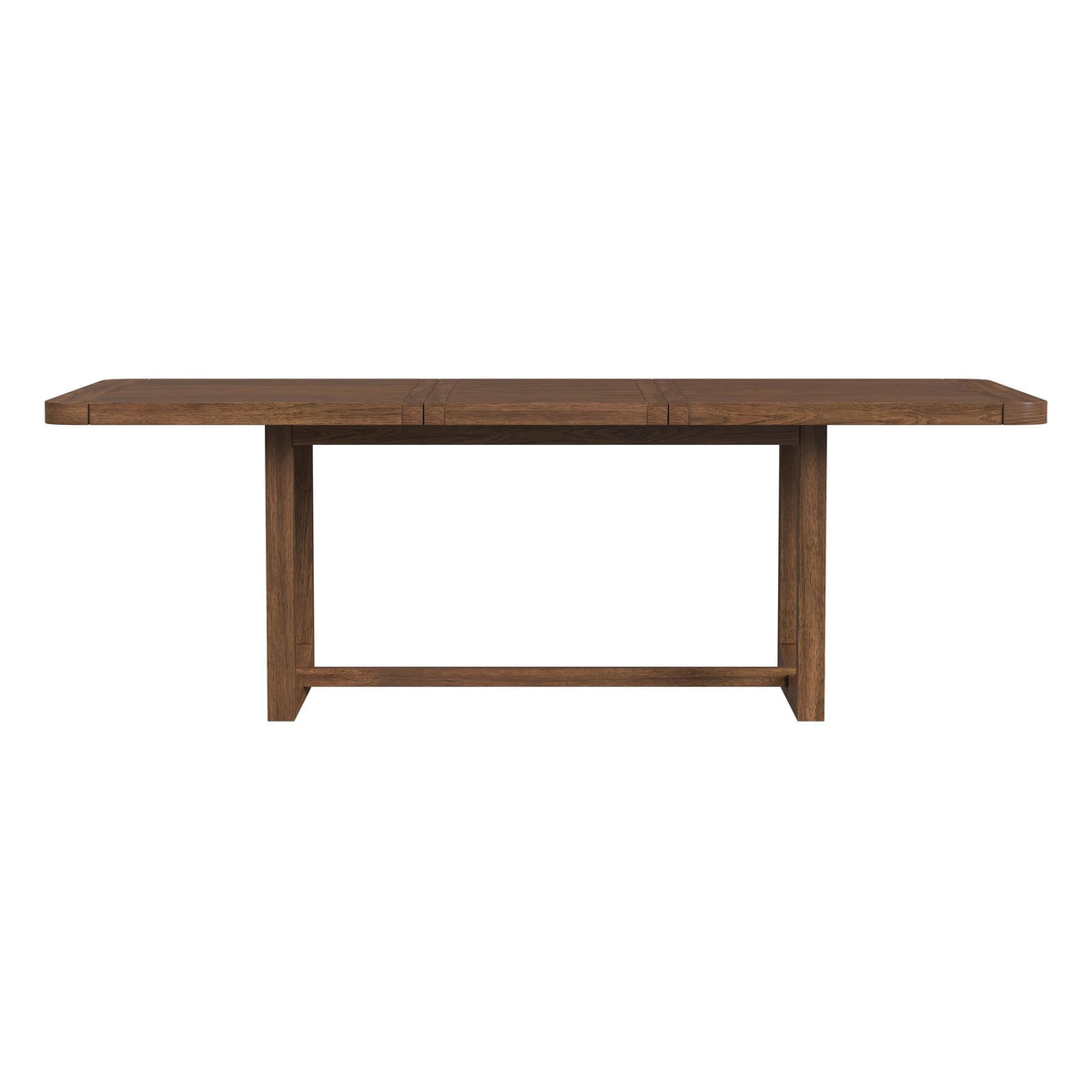 Glinda Dining Table With 18" Leaf in Brown by Elements International, view 3