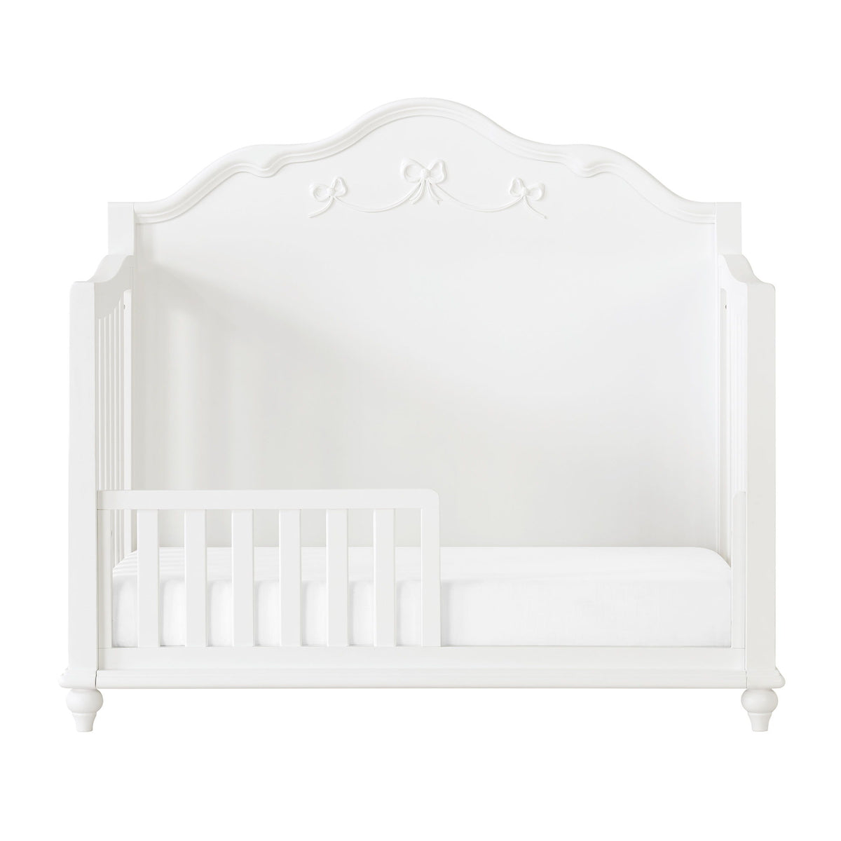 Alana Crib With Guardrails in White by Elements International, view 3