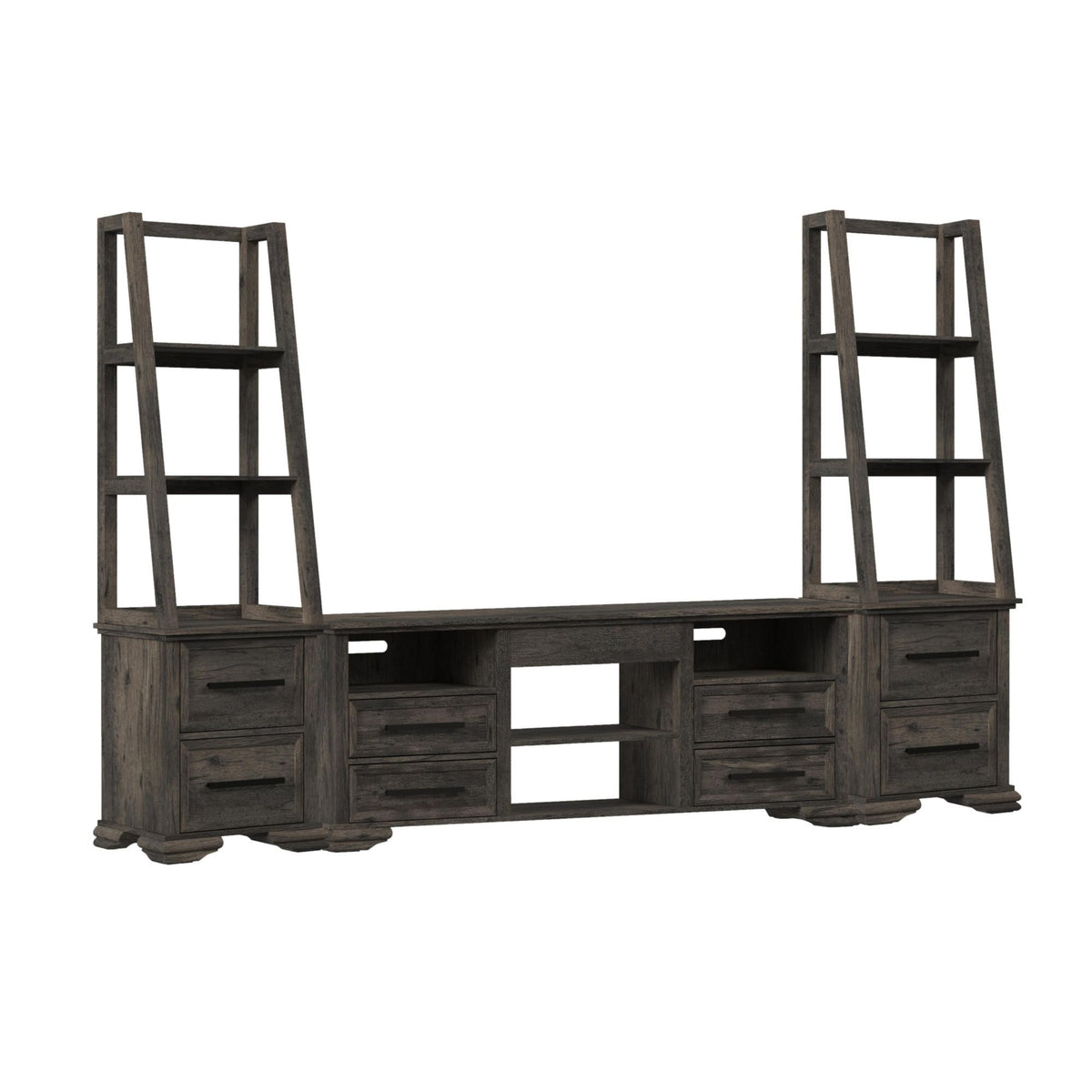 Park Ridge Entertainment Unit in Dark Gray by Elements International, view 10
