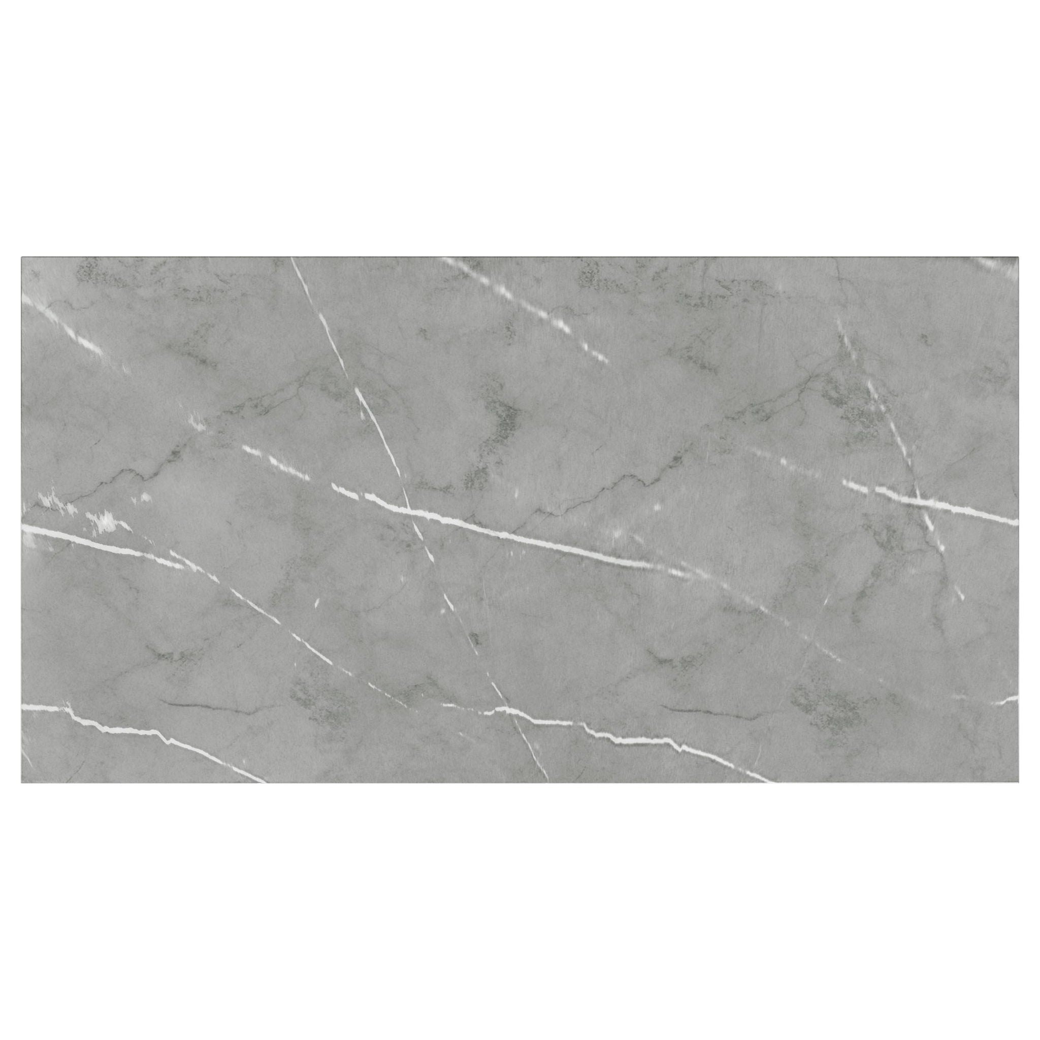 Sterling 72-inch Rectangular Dining Table Grey Faux Marble