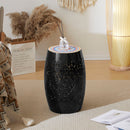 Ruby - Boho Mosaic Side Table With Ceramic Tile Top