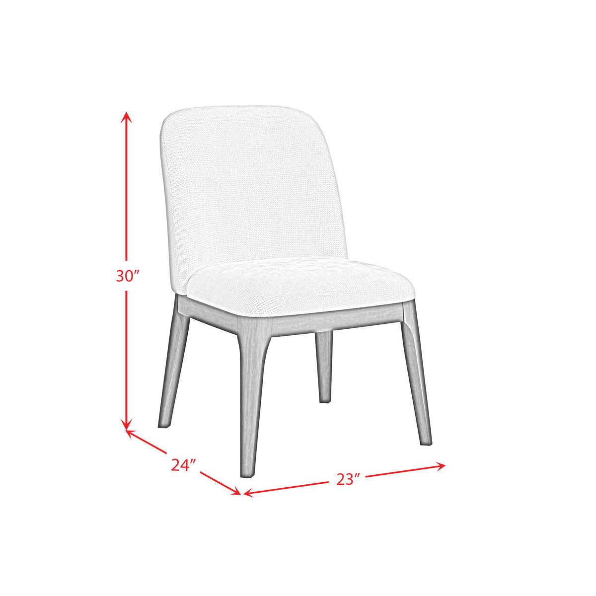 Sylvie Dining Side Chair (Set of 2) in Black by Elements International, view 10