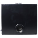 Heavy Duty 5 Gallon Steel Hydraulic Fluid Reservoir Tank With Mounting Foot, 14 Gauge - Black