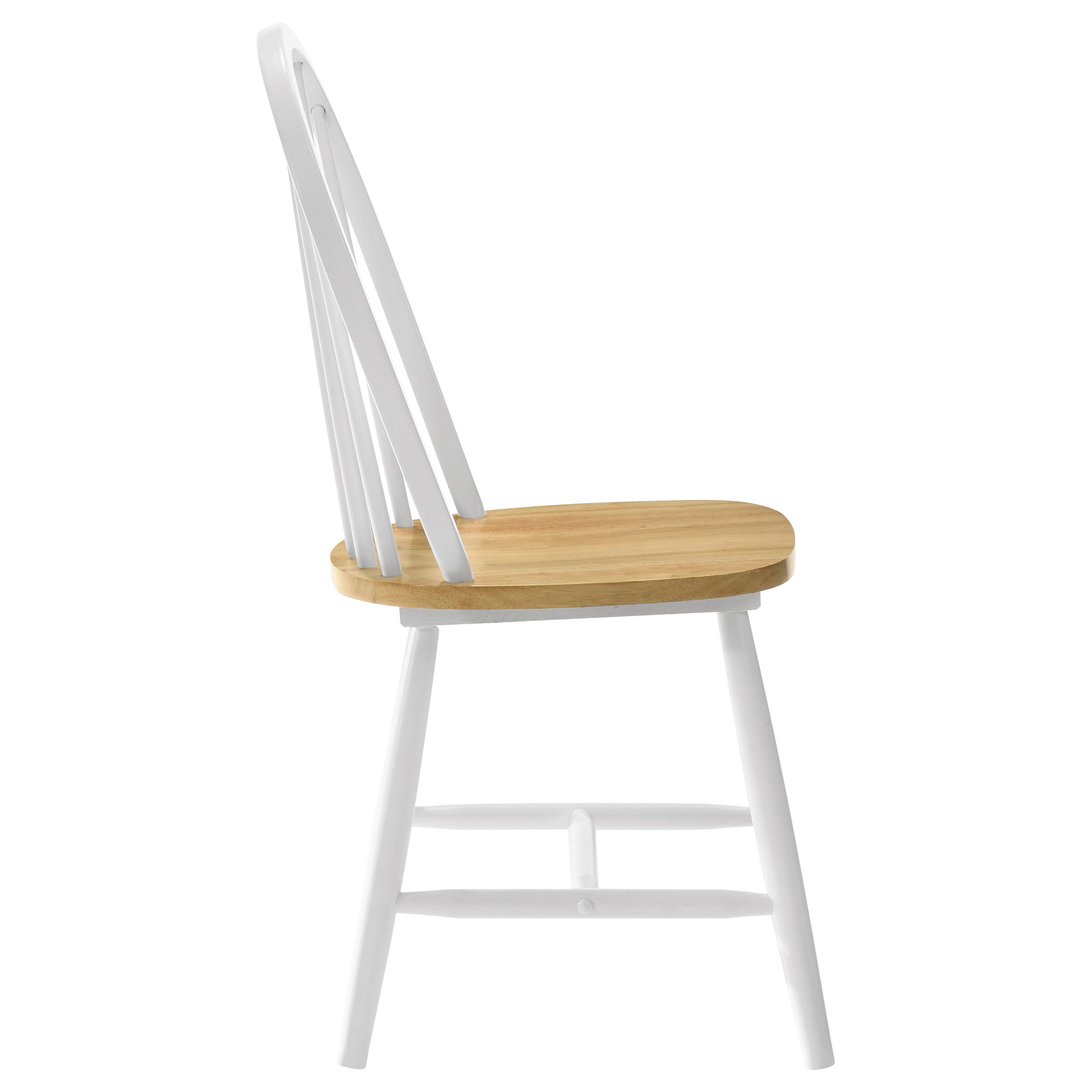Cinder Wood Dining Side Chair White (Set of 4) — view 9