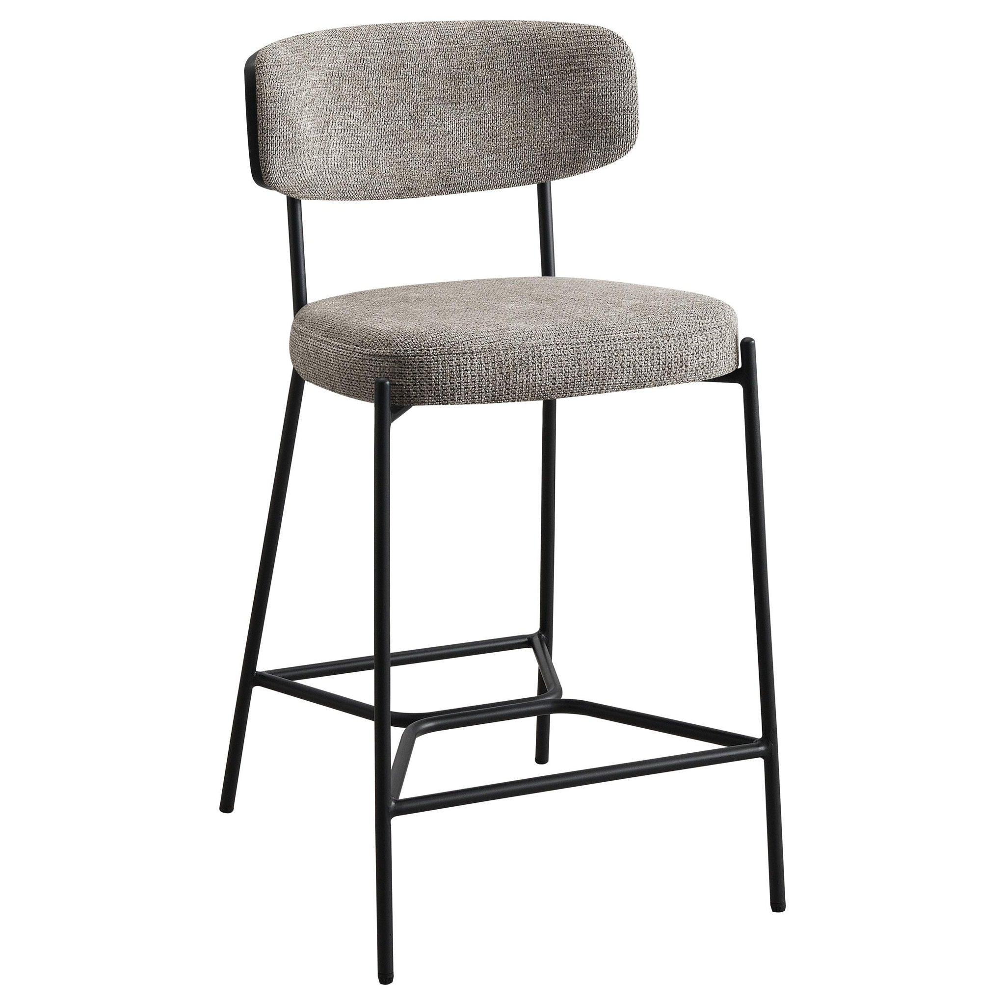 Elison Counter Height Bar Stool Light Brown (Set of 2) - Atlantic Fine Furniture Melbourne FL
