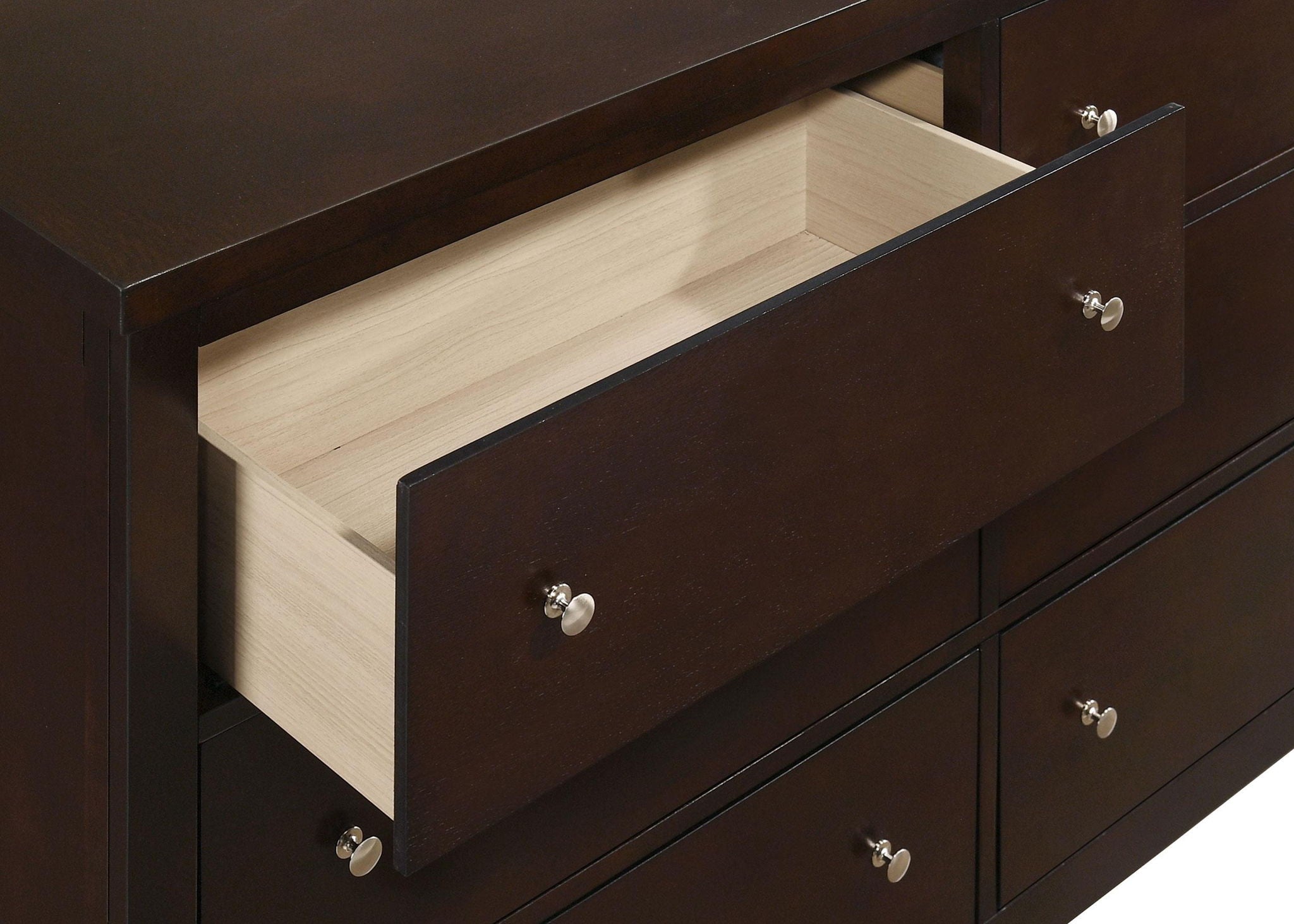 Carlton 6-drawer Dresser with Mirror Cappuccino