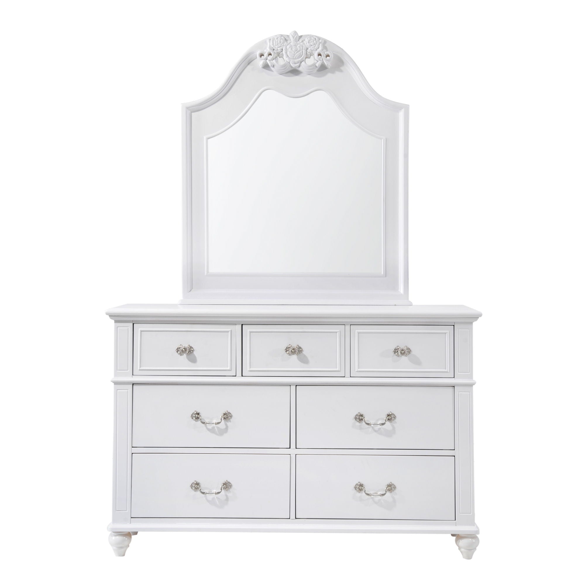Alana Dresser in White by Elements International, view 4