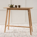 Bar Height Dining Table With Splayed Legs And Elongated Rectangular Top
