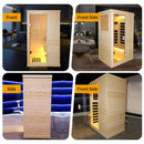 Single Person Spruce Far Infrared Sauna Hair - Natural