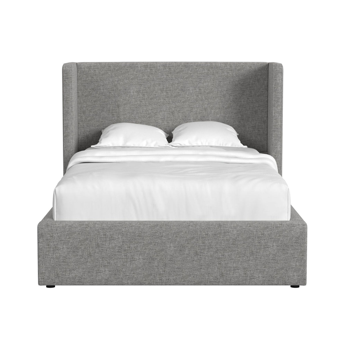 Angeline Complete Non-Storage Bed in Gray by Elements International, view 7