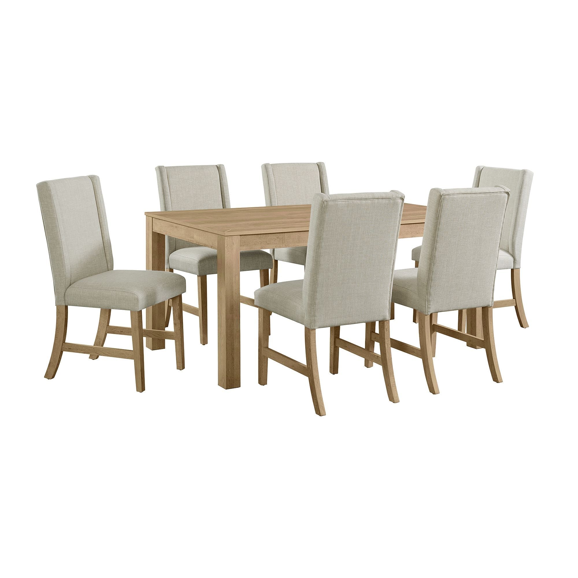 Eleanor 2.0 Standard Height Dining Set in Light Brown by Elements International, view 4