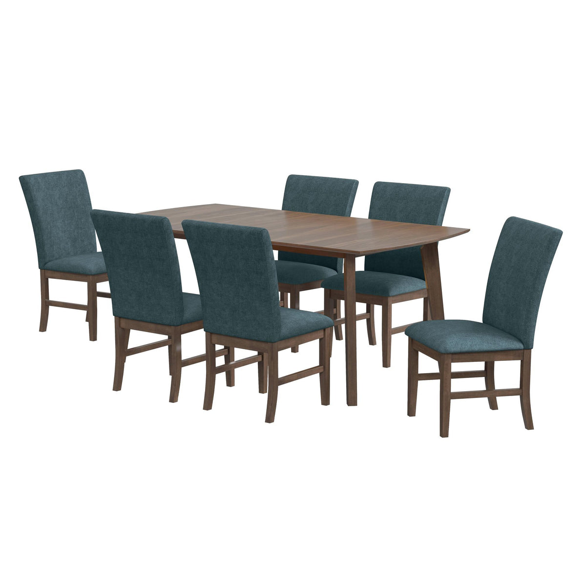 Santa Barbara Standard Height Dining Set in Blue by Elements International, view 6