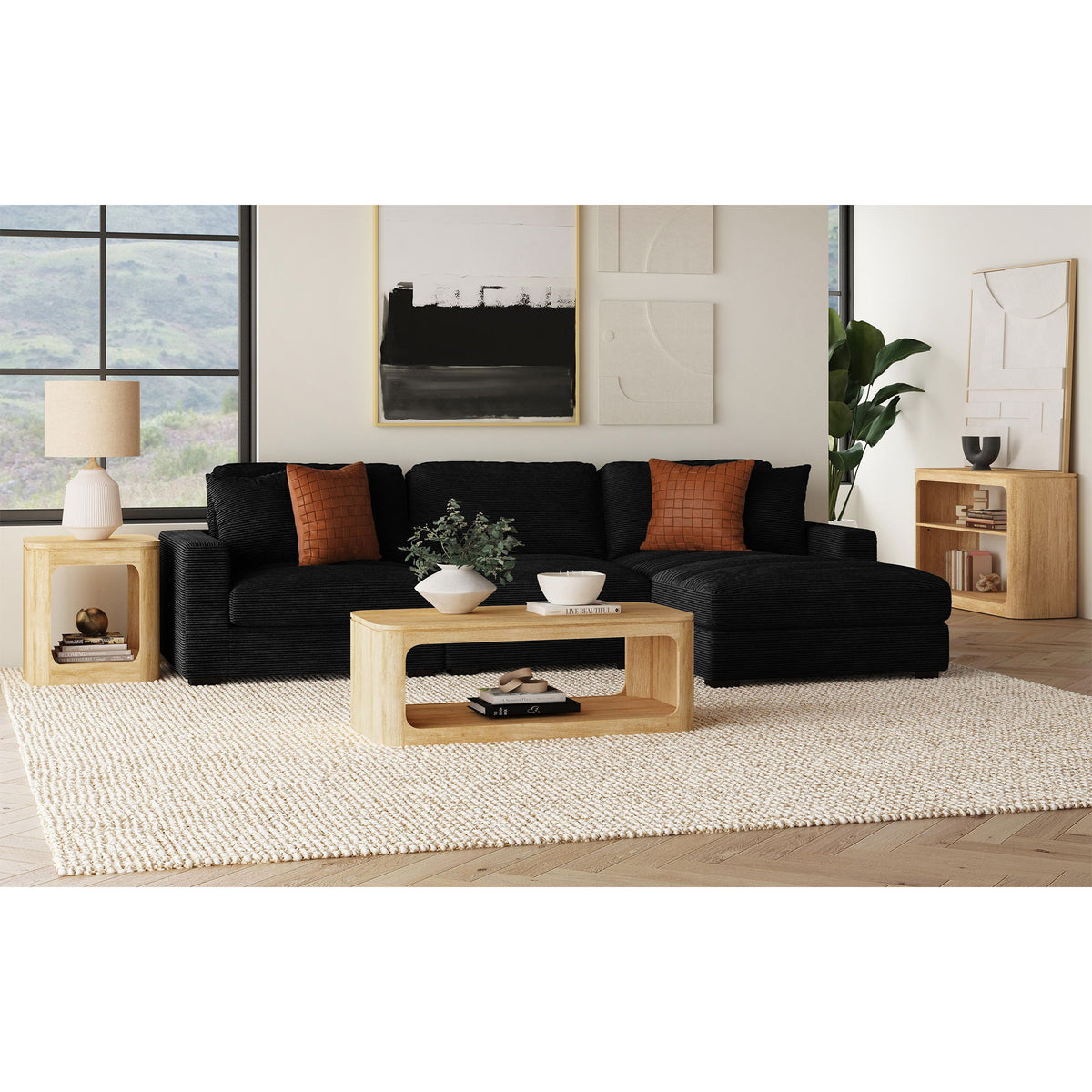 Rosalie Table in Black by Elements International, view 16