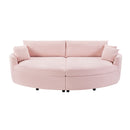 Oversized Double Chaise Lounge Sofa With USB Ports