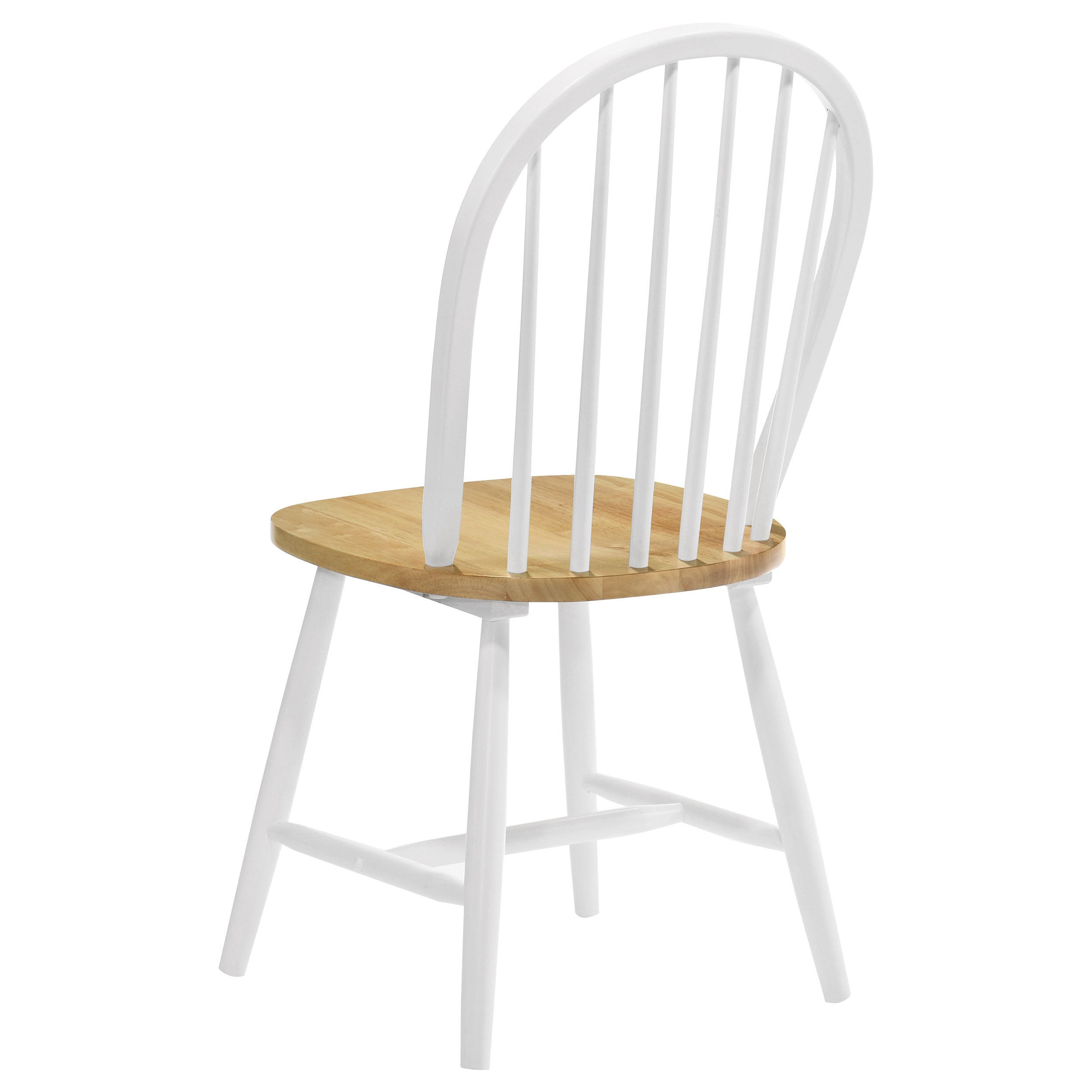 Allison 5-piece Round Drop Leaf Dining Table Set White — view 8