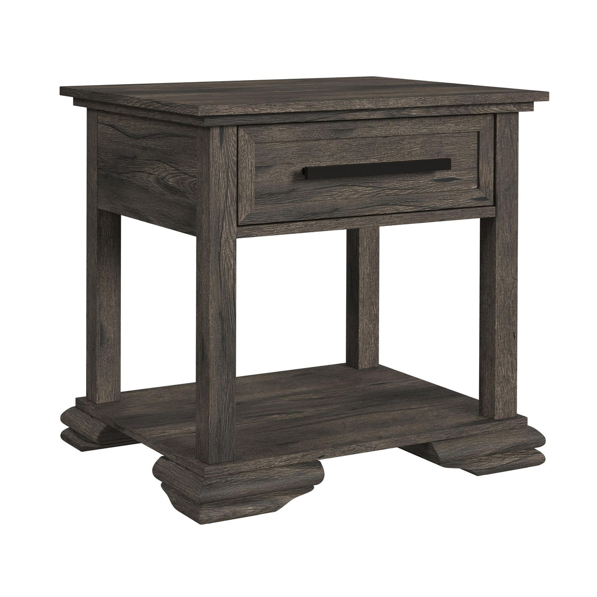 Park Ridge Table in Dark Gray by Elements International, view 2