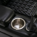 270 Degree Swivel Power Recliner With Tray Table, Phone Holder, Cup Holder, USB Port