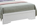 Bed With LED Light Accents Headboard