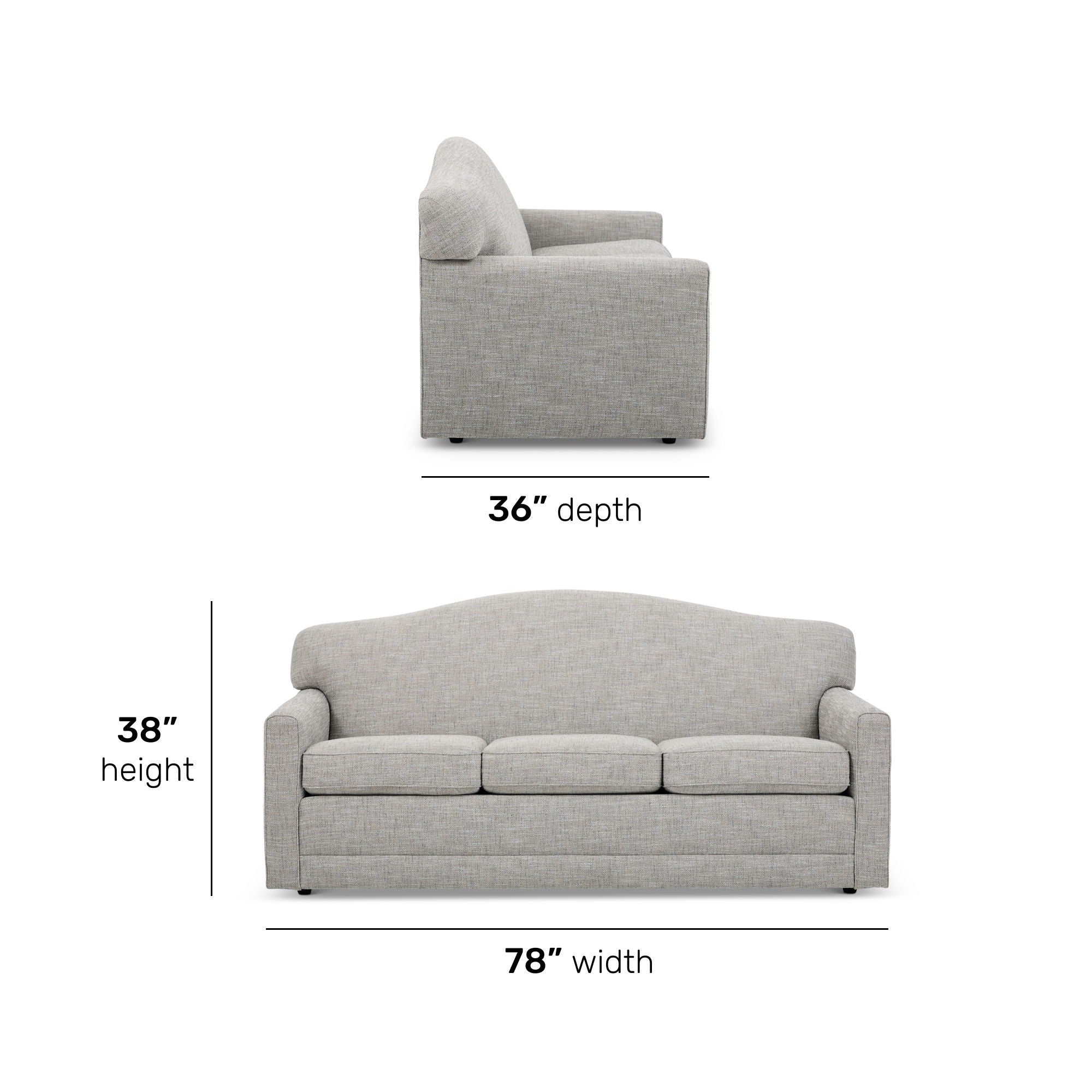 Aggie - Fabric Sofa
