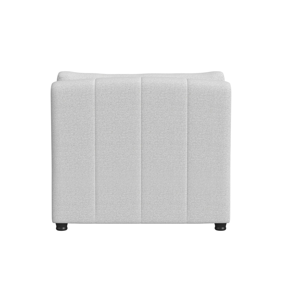 Zandara Modular Armless Chair in Beige by Elements International, view 5