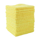 Multifunctional Microfiber Towel For Car Cleaning, Kitchen & Glass Scrubbing - Yellow