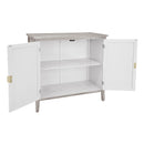 2 Door Cabinet, Suitable For Bedroom - Light Gray