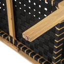 Woven Rope Outdoor Deep Seating Porch Loveseat For Garden