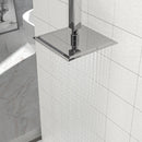 8" Square Rain Shower Head, Ceiling / Wall Mount Stainless Steel Bath Fixture