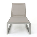 Outdoor Patio Chaise Lounge With 5 Reclining Positions