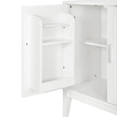 4 Door Sideboard Storage Cabinet With Door Shelf