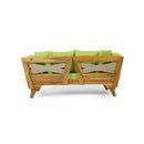 Outdoor Acacia Wood Expandable Daybed With Cushions