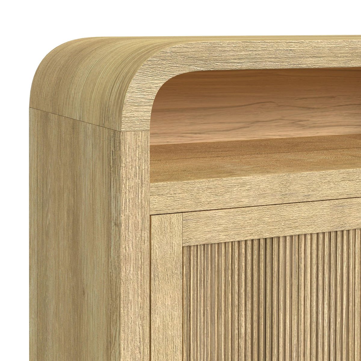 Ridgemont Entertainment Unit With 70" TV Console in Black by Elements International, view 11