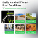 Premium Lightweight Foldable Sport Wheelchair All Body Sturdy & Comfortable 250Lbs Capacity Easy Folding 24" Sports Tires Perfect For Outdoor - Black / Green