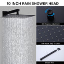 Modern 10" Wall Mounted Rainfall Shower Head System