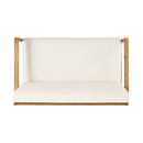 Belgian - Loveseat & Coffee Table Set With Water Resistant Cushions