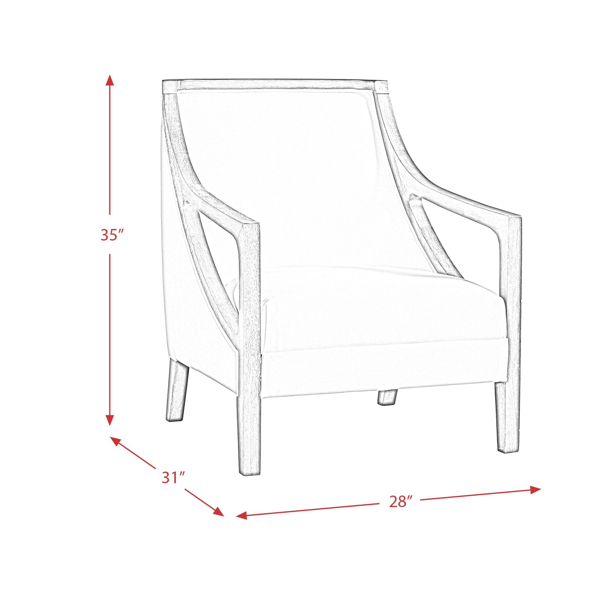 Hopkins - Chair With Brown Arm