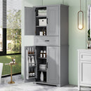 Bathroom Storage Cabinet With Multifunctional Storage Space, Drawer With Slide Rails, Adjustable Shelf