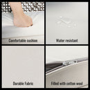 5 Piece Patio Dining Table Set, Acacia Wood Table Top With Umbrella Hole