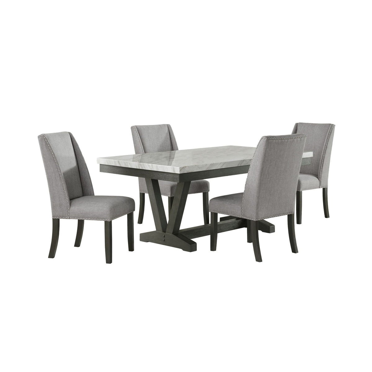 Everdeen Dining Set in Gray by Elements International