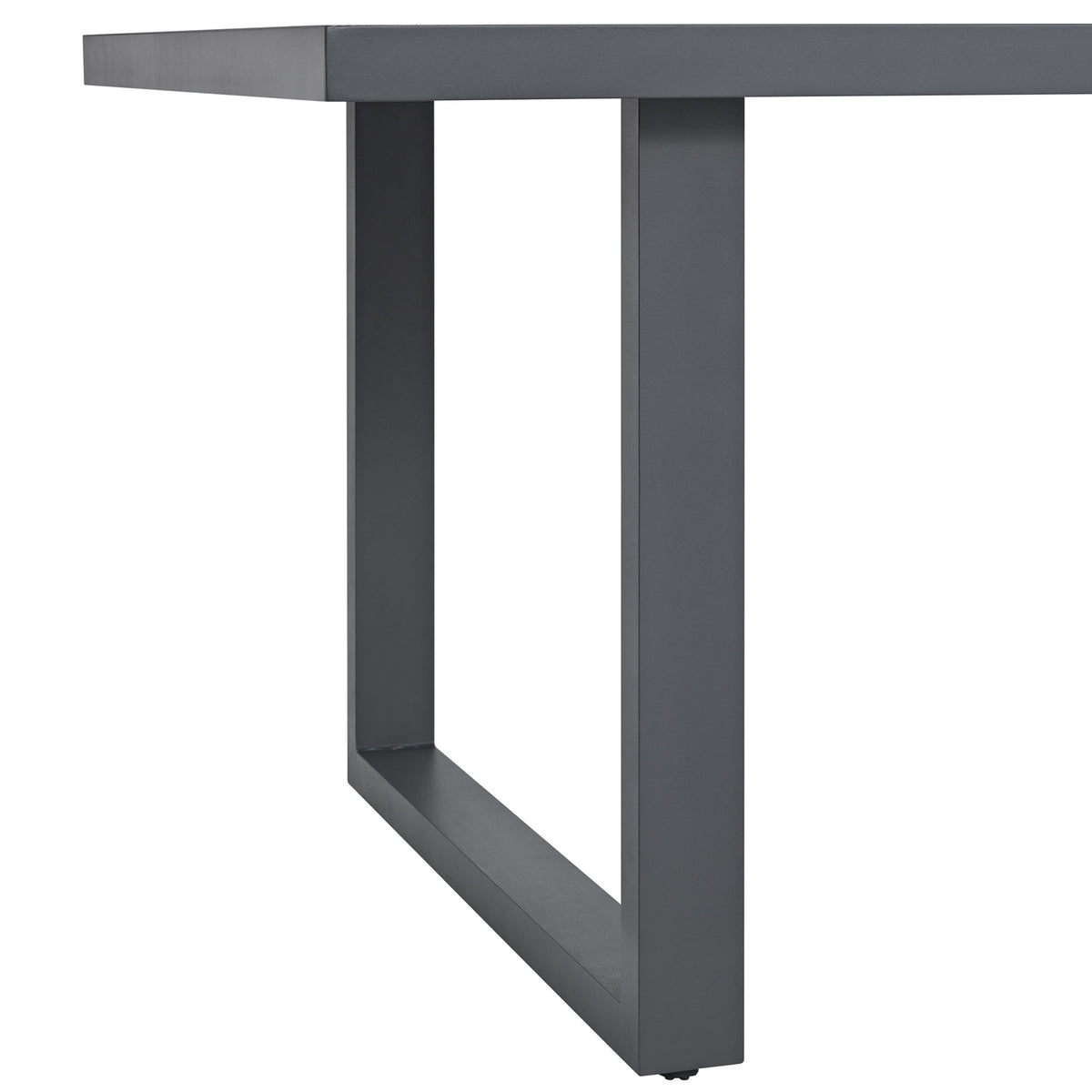 Playa Dining Table in Dark Gray / Beige by Elements International, view 3