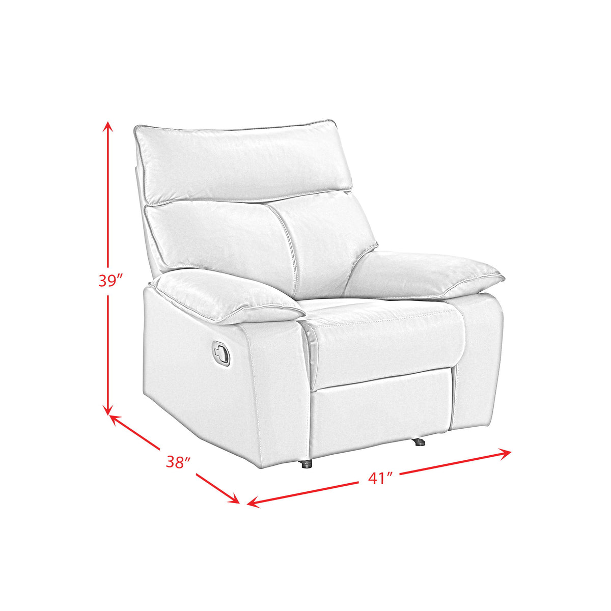 Wildcat Living Room Set in Gray by Elements International, view 7