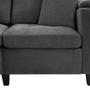 U Shaped Sectional Sofa, Corner Living Room Couch With Built In Cup Holders, Storage, USB Ports