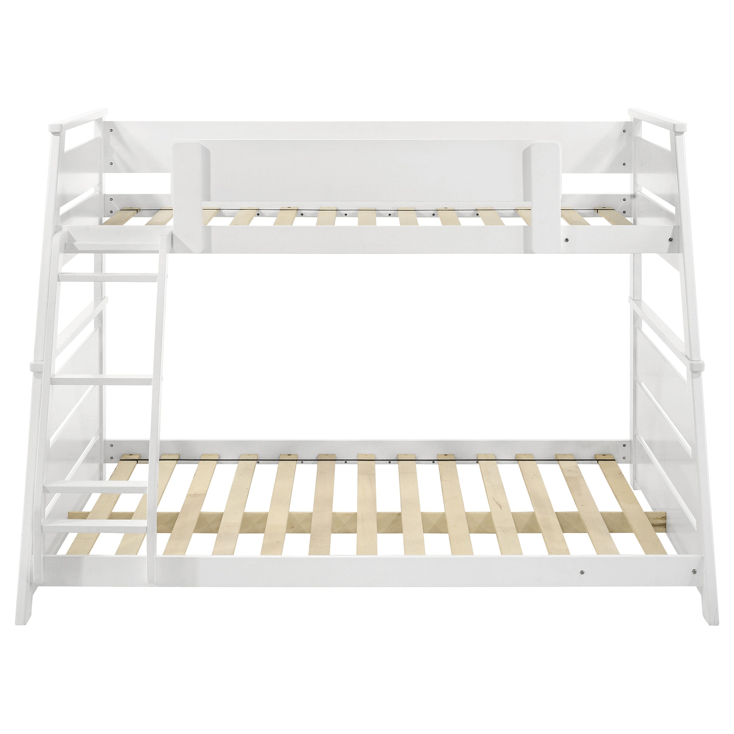 Holden Wood Veneer Twin Over Full Bunk Bed White — view 6