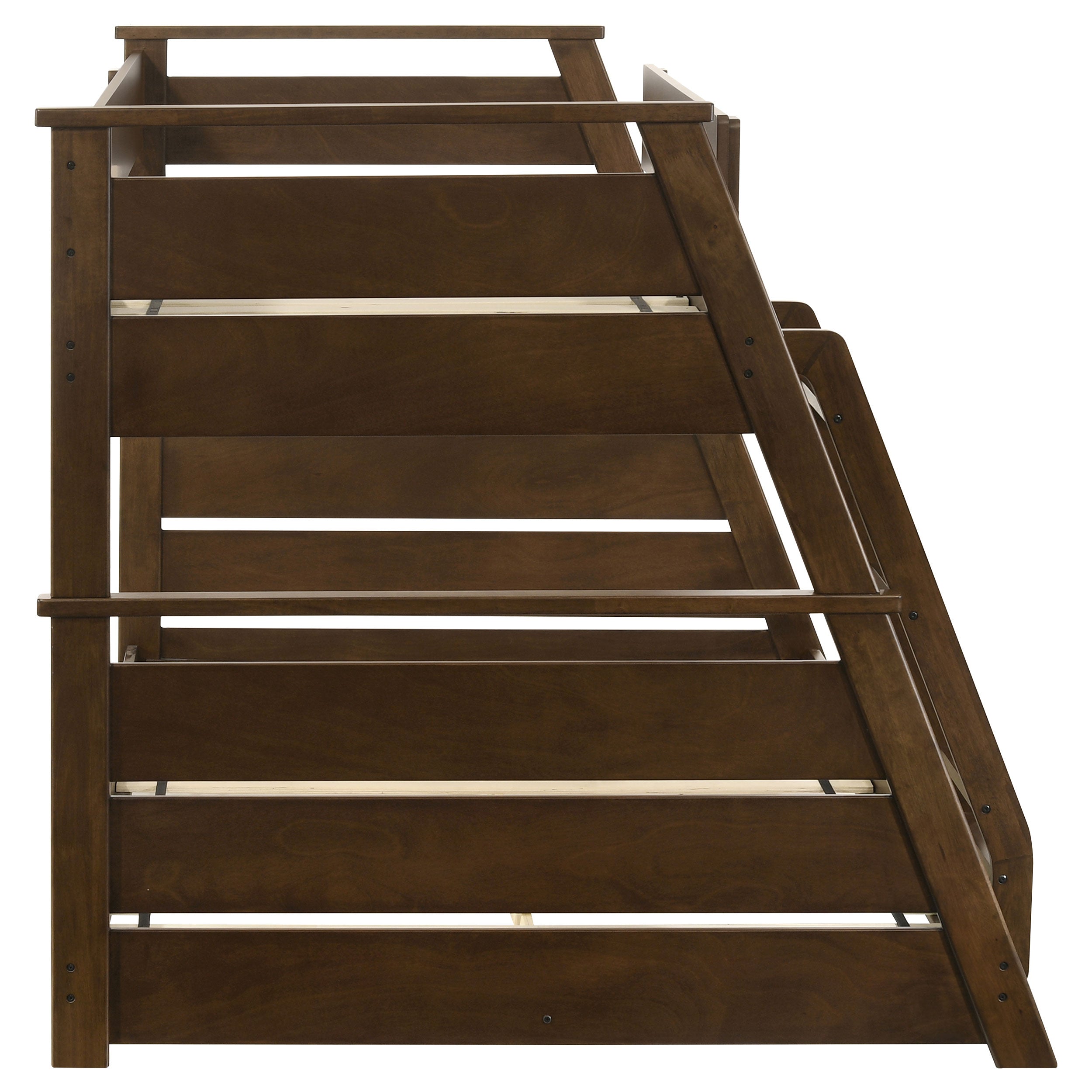 Holden Wood Veneer Twin Over Full Bunk Bed Walnut — view 10