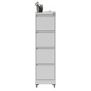 Drawer Metal Locking Vertical File Cabinet With Wheels Heavy Duty Lockable Storage