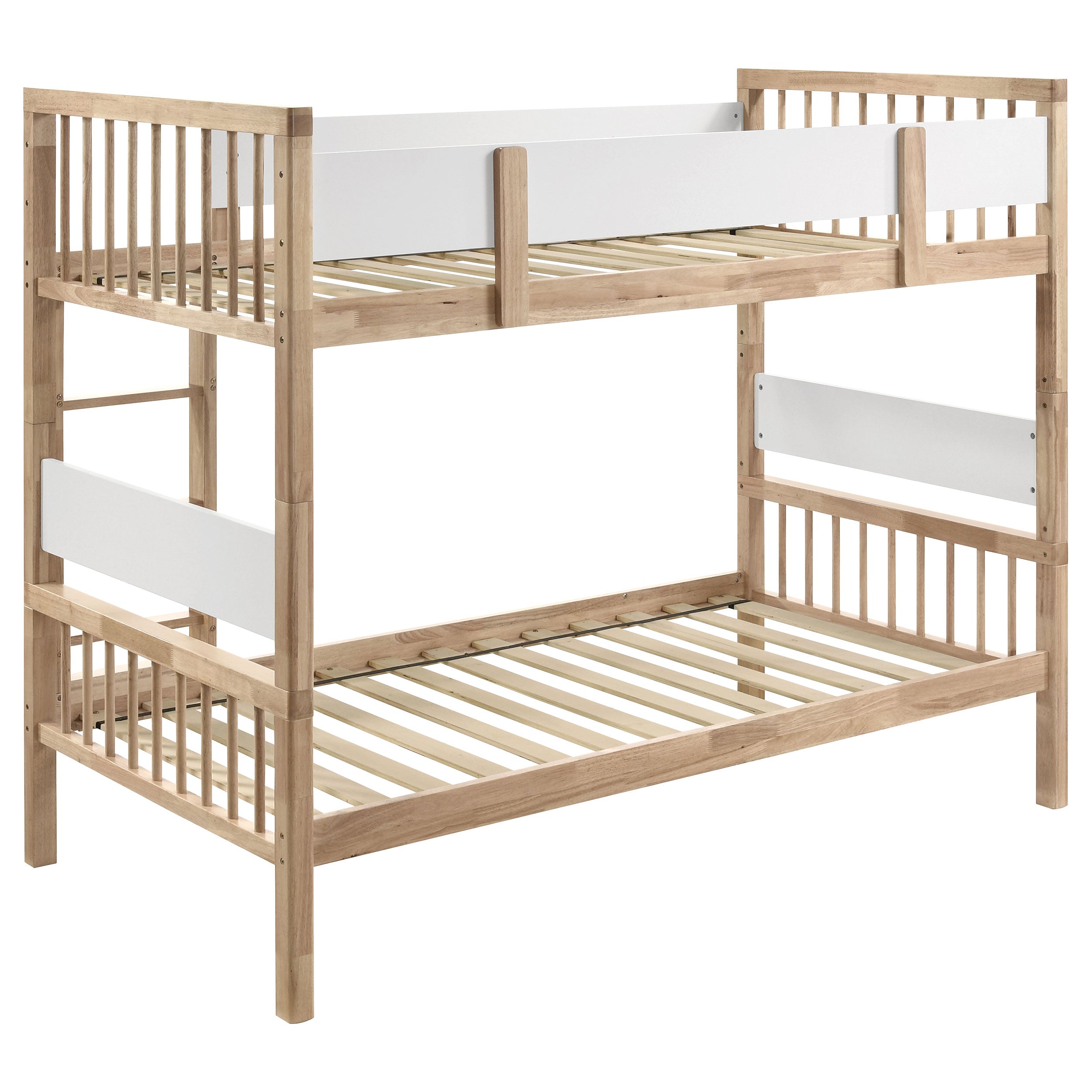 Dakota Wood Twin Over Twin Bunk Bed Natural — view 5
