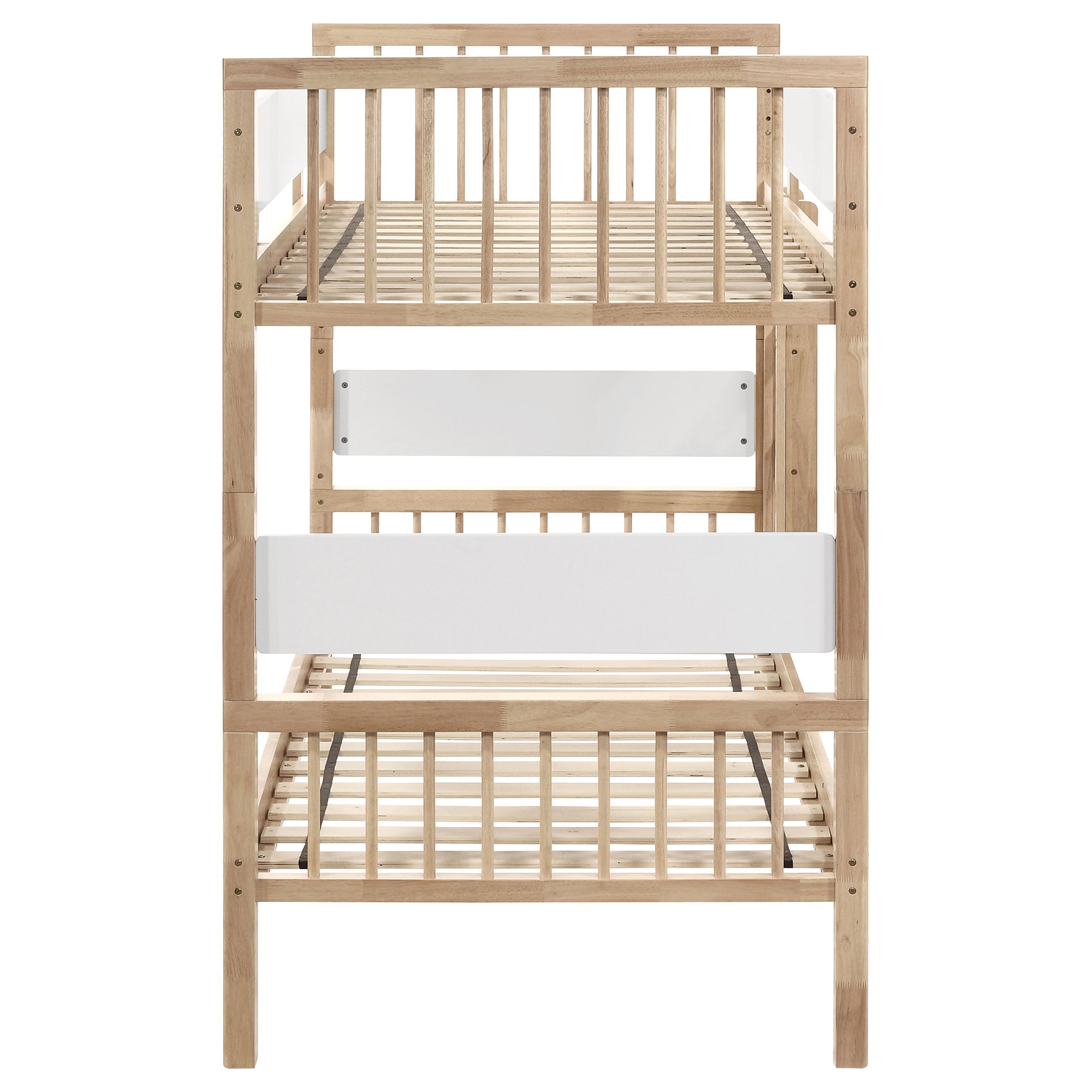 Dakota Wood Twin Over Twin Bunk Bed Natural — view 6