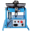 Portable Rotary Welding Positioner With 3 Jaw Lathe Chuck, 0 - 90° Turntable - Blue