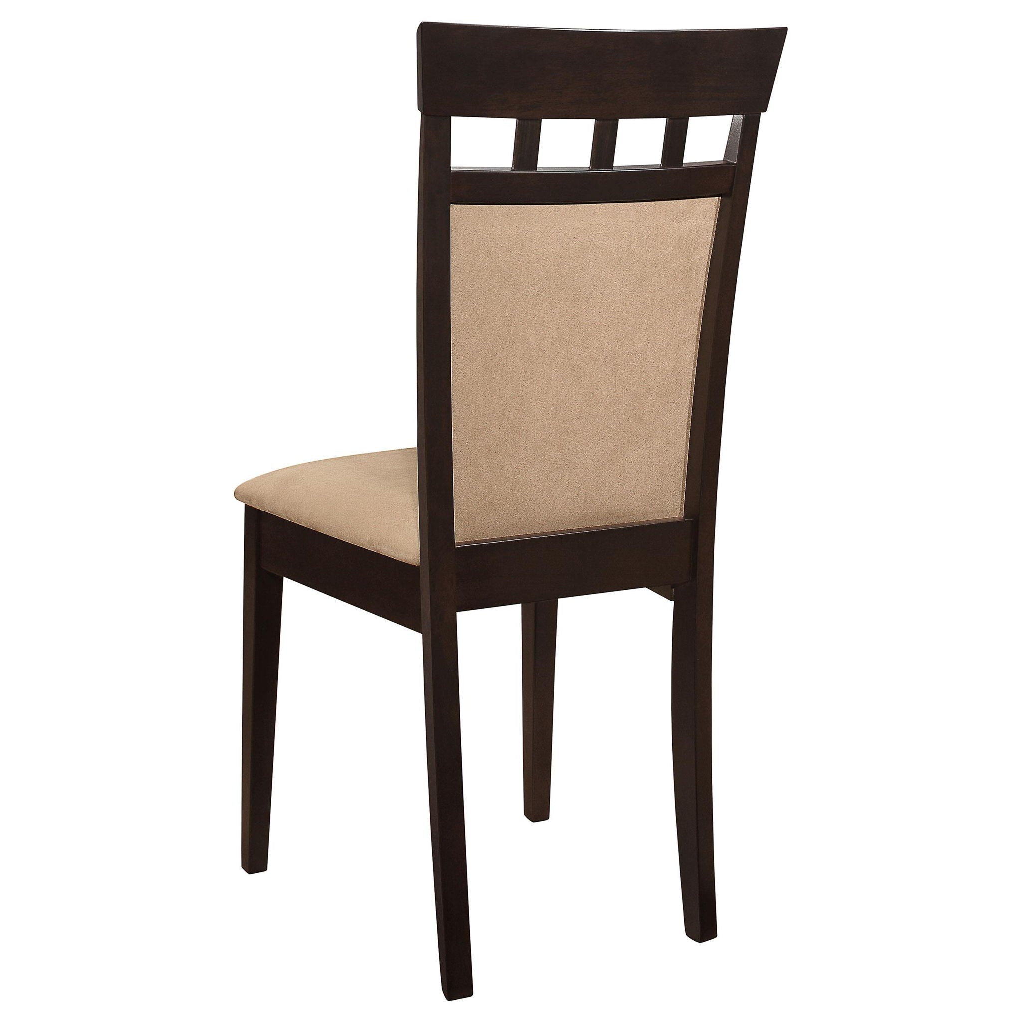 Gabriel Closed Back Dining Side Chair Cappuccino (Set of 2) - Atlantic Fine Furniture Melbourne FL