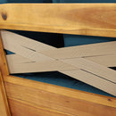 Outdoor Acacia Wood Expandable Daybed With Cushions